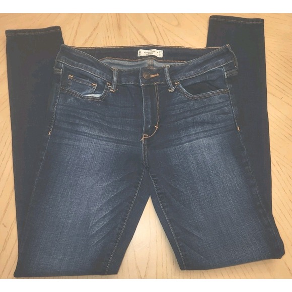 Abercrombie & Fitch Denim - Abercrombie‎ Fitch Jeans Womens 27x31 Blue Super Skinny Ankle High Rise Denim